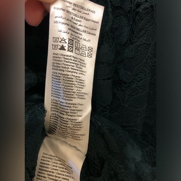 Lace Emerald Green Sleeveless Turtleneck Cocktail Party Dress (New) - Picture 6 of 8